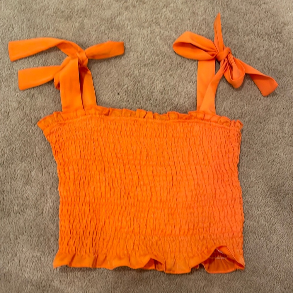 Orange Tube Top size medium